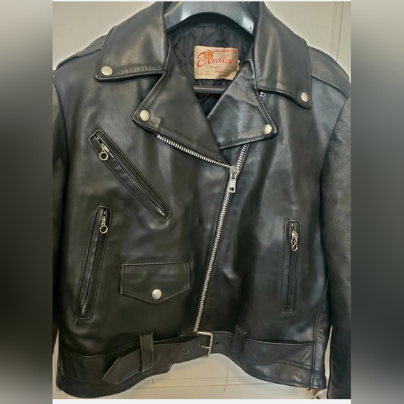 Vintage Excelled Leather Motorcycle Jacket - Picture 2 of 13